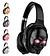 Fone headphone Caveira sem fio bluetooth C/microfone Rgb