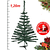 Arvore artificial de natal 120CM (110 pontas) base de PLASTICO