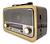 Radio Retro Vintage A Pilha E Tomada Am Fm Bluetooth Mp3 Usb