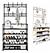 Estante New simple floor clothes rack