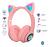 Fone gatinho CAT EAR RGB bluetooth